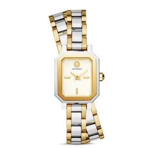 Tory Burch Two-Tone Gold and Silver Watch